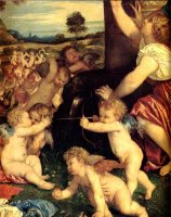 The Worship of Venus [detail 1] by Titian